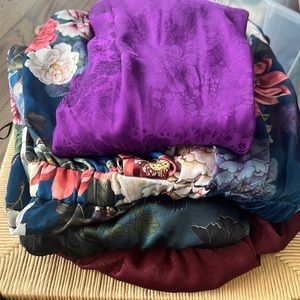 Zara satin dresses / jumpsuit bundle